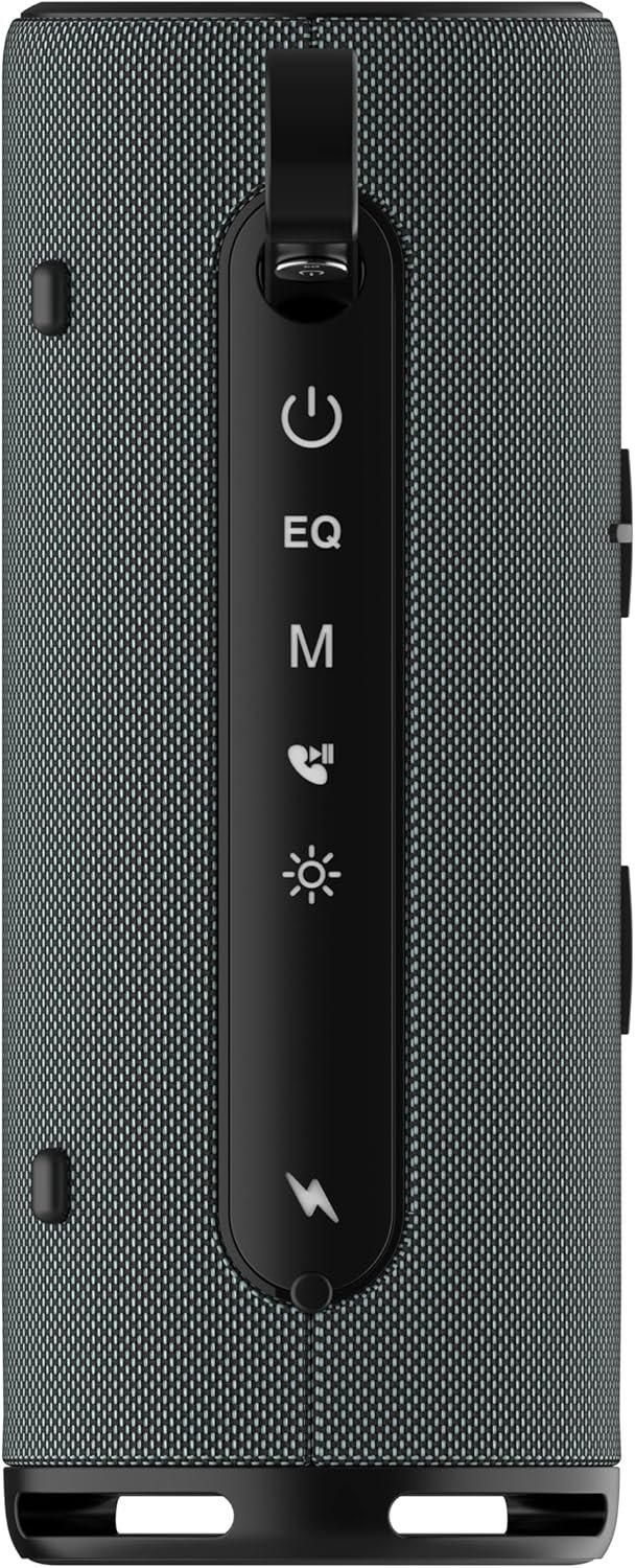 MANTO Bluetooth Speaker, Portable Wireless Speaker with HD Sound, Rich Bass, IPX5 Waterproof, 24H Playtime, TF Card/AUX Support, Built-in Mic for Home, Party, Travel