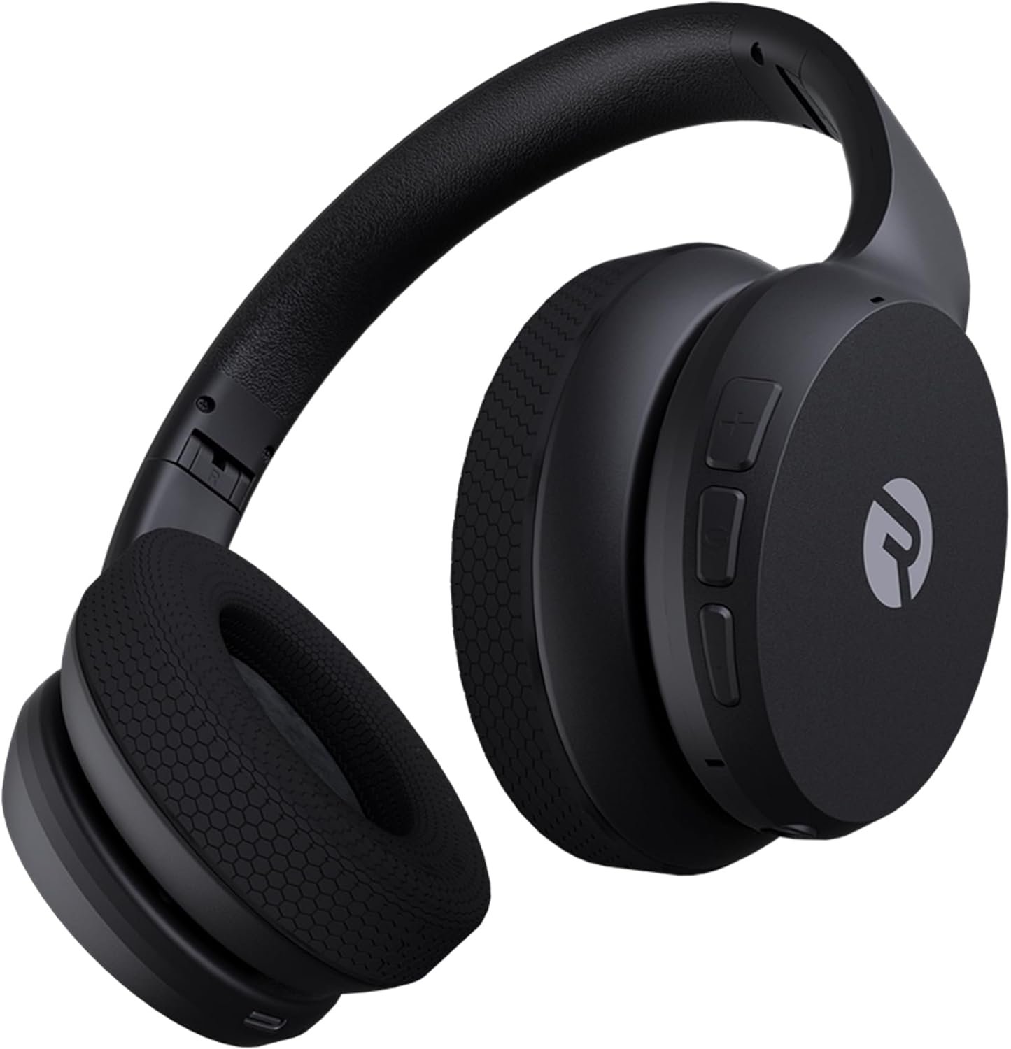 Raycon Fitness Bluetooth Headphones - Over The Ear Running Headphones, Active Noise Cancelling Wireless Headphones + Awareness Mode, Bluetooth Headset with Mic, 45 Hours of Battery Life (Black)